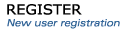 New user registration